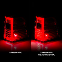 Cargar imagen en el visor de la galería, ANZO 07-17 para luces traseras LED Expedition con barra de luz, carcasa cromada, lente roja/transparente