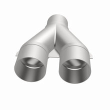 Cargar imagen en el visor de la galería, MagnaFlow Universal Trans Y-Pipe All SS 4inch (Dual) 3.5inch (Single) x 13inch (Overall)