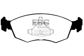 EBC 85-89 Mercury Merkur Scorpio 2.9 Pastillas de freno delanteras Redstuff