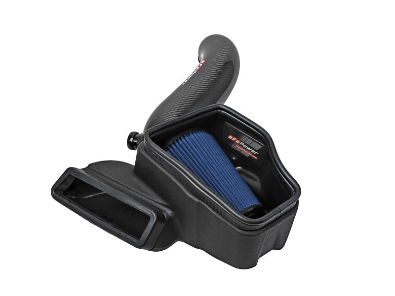 aFe 15-19 VW Golf R (MKVII) L4-2.0L (t) Sistema de admisión de fibra de carbono Track Series con filtro Pro 5R