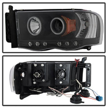 Cargar imagen en el visor de la galería, Spyder Dodge Ram 1500 02-05 03-05 Projector Headlights CCFL Halo LED Blk PRO-YD-DR02-CCFL-BK