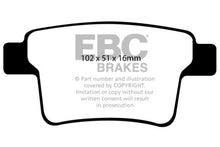 Cargar imagen en el visor de la galería, EBC 04-07 Ford Five Hundred 3.0 Redstuff Rear Brake Pads