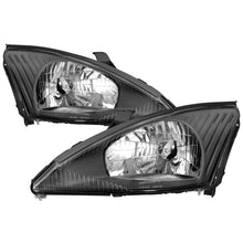Cargar imagen en el visor de la galería, xTune Ford Focus 00-04 OEM Style Headlights - Black HD-JH-FFOC00-BK