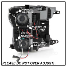 Cargar imagen en el visor de la galería, Spyder 18-19 Ford F-150 Proj Headlights - Halogen Model - LED Seq Turn - Blk PRO-YD-FF15018-LBSEQ-BK