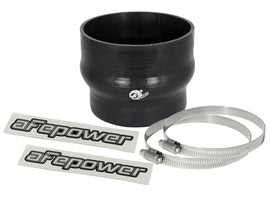 Kit de acoplamiento de silicona aFe Magnum FORCE CAI (ID de 4 pulg. a ID de 3,5 pulg.) Reductor recto de 2,75 pulg. de largo - Negro