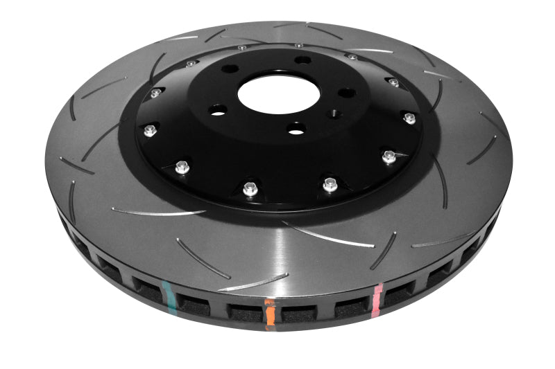 DBA 07-11 Audi S6 Front 5000 Series Rotor ranurado con sombrero negro
