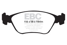 Cargar imagen en el visor de la galería, EBC 98-05 Volvo C70 2.3 Turbo T5 (16in Wheels) Redstuff Front Brake Pads