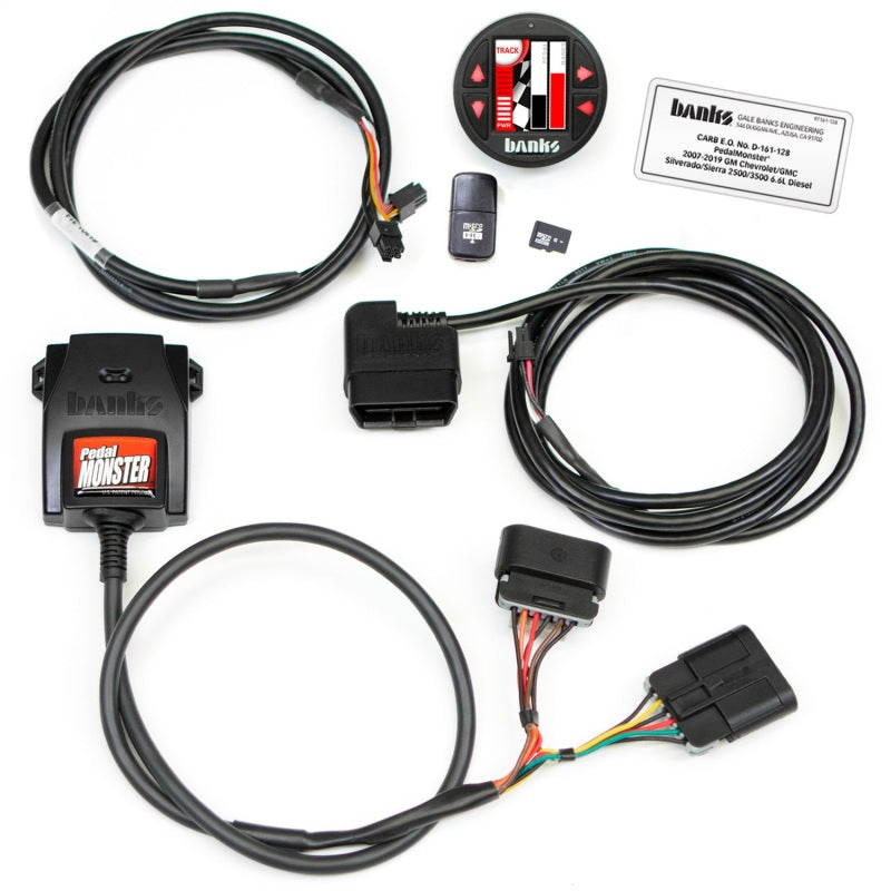 Kit Monster de pedal de potencia Banks con iDash 1.8 DataMonster - Aptiv GT 150 - 6 vías