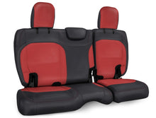 Cargar imagen en el visor de la galería, PRP 2018+ Jeep Wrangler JLU/4 door Rear Bench Cover with Cloth Interior - Black/Red