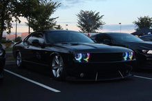Load image into Gallery viewer, Oracle 15-21 Dodge Challenger Dynamic Surface Mount Headlight Halo Kit - ColorSHIFT - Dynamic