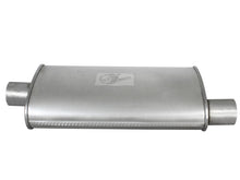Load image into Gallery viewer, aFe Scorpion Replacement Alum Steel Muffler Double Layer 2-1/2in In/Out Center/Offset 18inL x9inW