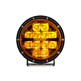 Rigid Industries 360-Series 6in SAE Fog con lente PRO ámbar - Blanco (par)