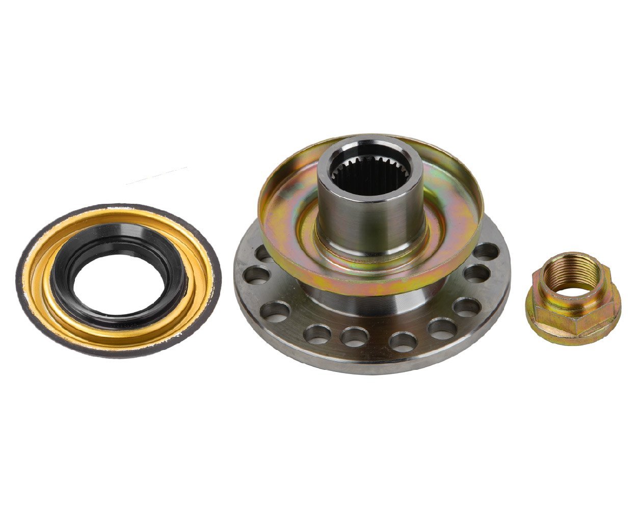 29 Spline Diff Kit Flange Dust Shield Seal Slinger And Nut For 79-95 Pickup 85- 96 4Runner Trail Gear