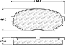 Cargar imagen en el visor de la galería, StopTech 90-93 GEO Storm / Mazda Miata Street Select Front Brake Pads