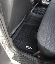 Cargar imagen en el visor de la galería, Rugged Ridge Floor Liner Rear Black 1984-2001 Jeep Logo Cherokee XJ