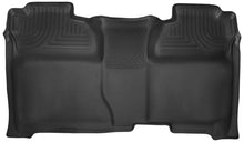Cargar imagen en el visor de la galería, Husky Liners 14-15 Chevy Silverado Crew Cab X-Act Contour Negro Revestimientos de piso de segunda fila