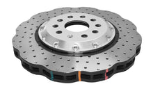Cargar imagen en el visor de la galería, DBA 15-20 Volkswagen Golf R 3.6L Delantero Serie 5000 Rotor perforado en cruz con sombrero plateado