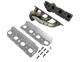aFe Power Twisted Steel 304SS cabezal corto 09-18 Dodge Challenger / Charger V8-5.7L