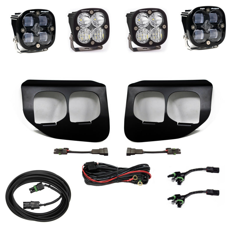 Baja Designs Ford Super Duty (20-On) Luces antiniebla Dual FPK SAE/Sport DC Baja Designs