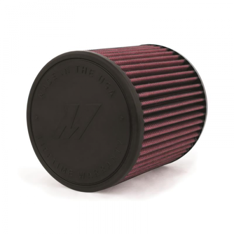 Filtro de aire de alto rendimiento Mishimoto: entrada de 3,5 pulgadas/longitud de 6 pulgadas