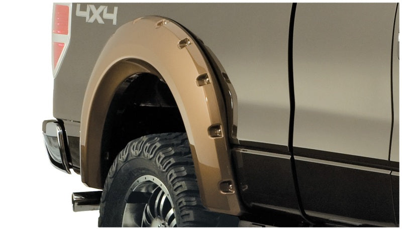 Bushwacker 09-14 Ford F-150 Styleside Max bolsillo estilo bengalas 4 piezas 67.0/78.8/97.4 pulgadas cama - negro