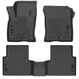 Husky Liners 21-22 Ford Bronco Sport WeatherBeater Revestimientos para piso de asiento delantero y segundo (negro)