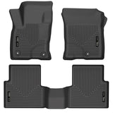 Husky Liners 21-22 Ford Bronco Sport WeatherBeater Revestimientos para piso de asiento delantero y segundo (negro)