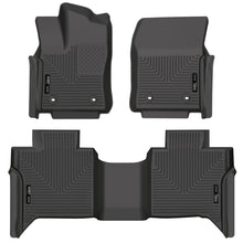 Cargar imagen en el visor de la galería, Husky Liners 2022 Toyota Tundra WeatherBeater CC CrewMax Front &amp; 2nd Seat Floor Liner - Blk