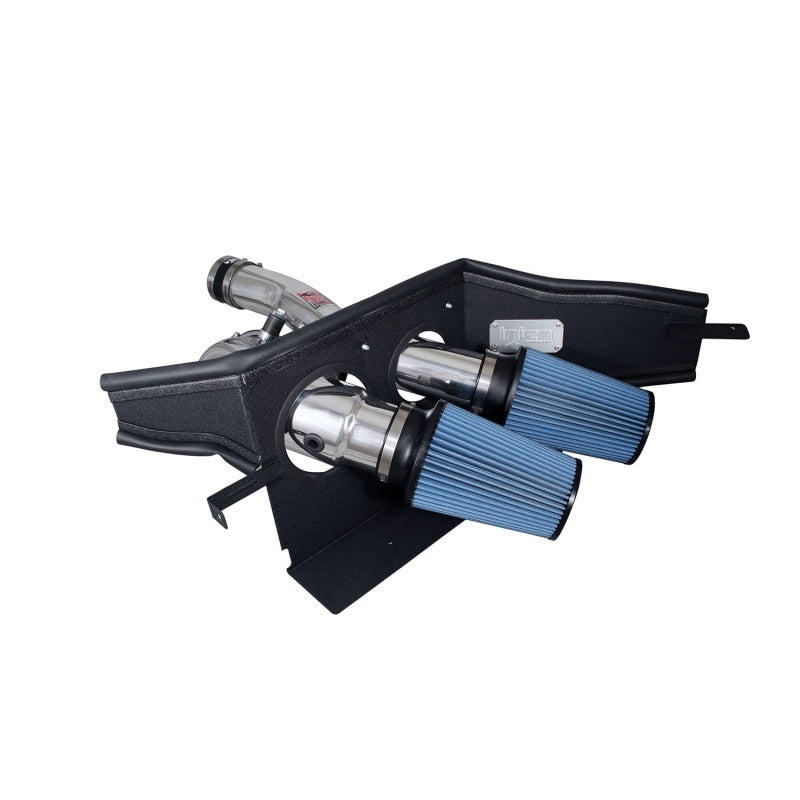 Injen 2015+ Ford F-150 V6 2.7L/3.5L EcoBoost Entrada de Ram corta pulida (incluye protector térmico)