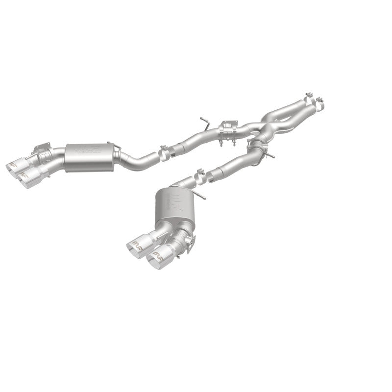 MagnaFlow 2016 Chevy Camaro 6.2L V8 Competition Cat Back con puntas pulidas cuádruples