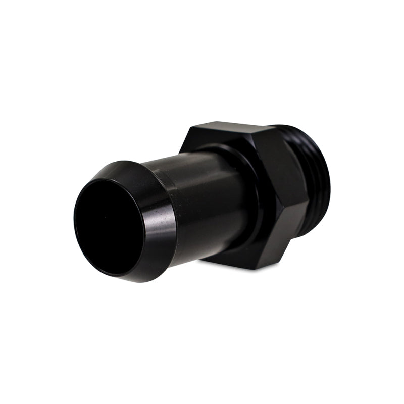 Mishimoto -10 ORB a 3/4 pulg. Conector de aluminio con espiga para manguera - Negro