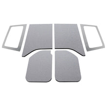 Cargar imagen en el visor de la galería, DEI 11-18 Jeep Wrangler JK Kit completo de tapete para techo de 2 puertas - 6 piezas - Gris