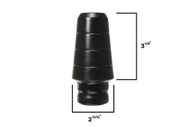 Energy Suspensión 97-06 Jeep Wrangler TJ con elevación de 1 3/4 pulgadas, juego de topes delanteros negros (juego de 2)