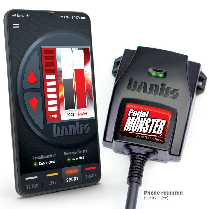 Kit Banks Power Pedal Monster (independiente) - TE Connectivity MT2 - 6 vías - Uso con teléfono