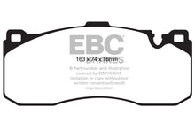 Cargar imagen en el visor de la galería, EBC 08-10 BMW 135 3.0 Twin Turbo Pastillas de freno delanteras Yellowstuff