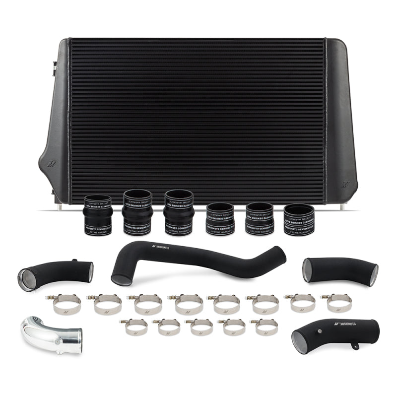 Mishimoto 17-19 GM L5P Duramax Intercooler Kit - Negro con tubos WBK