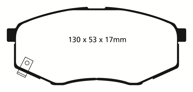 EBC 10-15 Hyundai Tucson 2.0 FWD Pastillas de freno delanteras Greenstuff