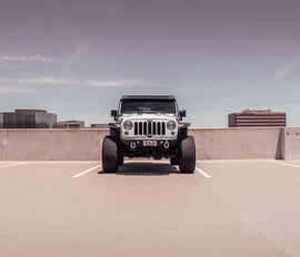 Road Armor 07-18 Jeep Wrangler JK Stealth parachoques delantero ancho medio - Tex Blk
