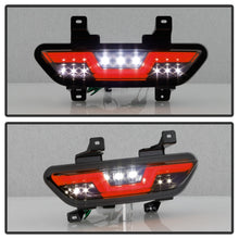 Cargar imagen en el visor de la galería, Spyder 15-16 Ford Mustang LED Reverse Lights - Black Smoke w/ Red Bar (ALT-YD-FM15RED-REV-BSM)