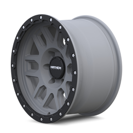 Mayhem 8304 Delta 17x9 / 6x139.7 BP / -12mm Offset / 106mm Hub Matte Gunmetal - Rueda de labio negro mate