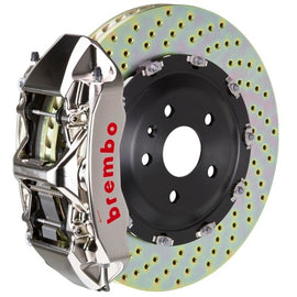 Brembo 03-10 Viper SRT-10 Delantero GTR BBK 6 pistones Billet380x34 2 piezas Rotor perforado - Niquelado