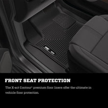 Cargar imagen en el visor de la galería, Husky Liners 14-15 Chevy Silverado Crew Cab X-Act Contour Negro Revestimientos de piso de segunda fila