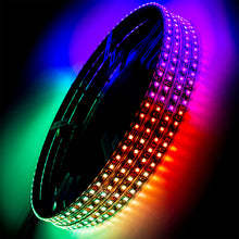 Cargar imagen en el visor de la galería, Oracle LED Illuminated Wheel Rings - ColorSHIFT Dynamic - ColorSHIFT - Dynamic SEE WARRANTY