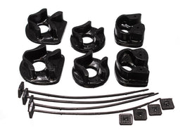 Energy Suspensión 90-93 Acura Integra Insertos de montaje de motor negros (2 posiciones de montaje de torsión)