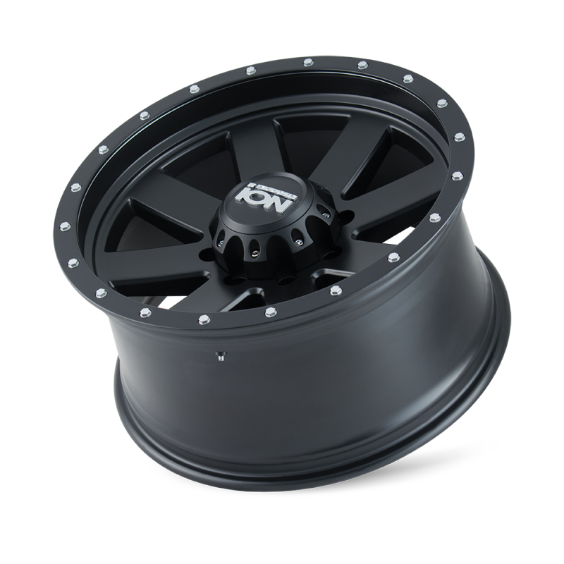 ION Type 134 20x9 / 5x139.7 BP / 18mm Offset / 108mm Hub Matte Gunmetal/Negro Beadlock Rueda