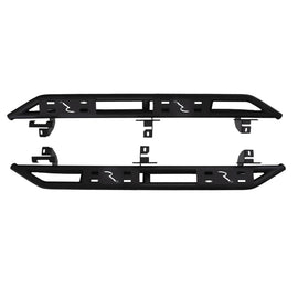 Rampage 07-18 Jeep Wrangler JK Unlimited TrailCrawler Rock Slider & Rocker Guard - Negro