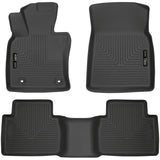 Husky Liners 2018 Toyota Camry Weatherbeater Revestimientos negros para el piso del asiento delantero y segundo