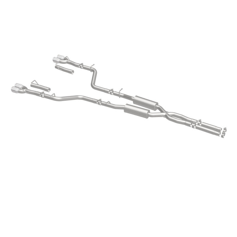 MagnaFlow Cat-Back, SS, 2.5 pulgadas, cuádruple trasero dividido con punta de 3.5 pulgadas 2015 Dodge Challenger 3.6L V6