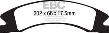 Cargar imagen en el visor de la galería, EBC 15+ Cadillac Escalade Ext/Esv 6.2 2WD Ultimax2 Front Brake Pads