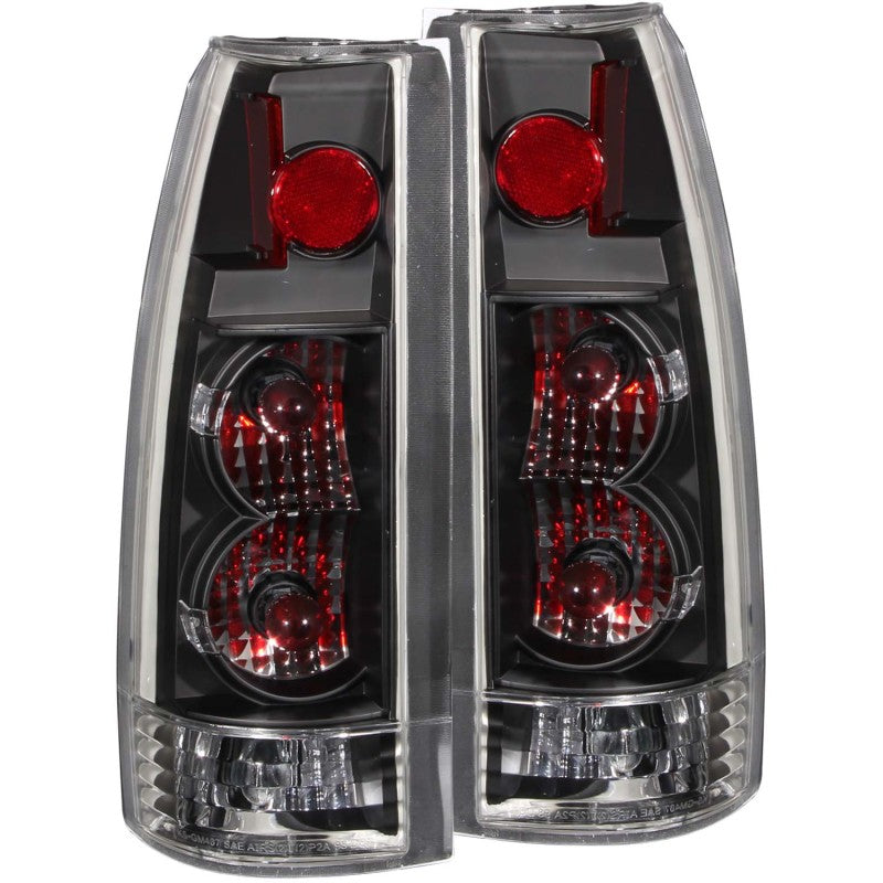 ANZO 1999-2000 Cadillac Escalade luces traseras negras - Nueva generación